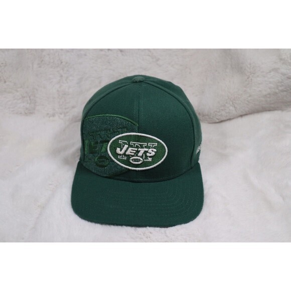 New York Jets Reebok NFL Dual‎ Threat Flex Fit Flat Bill Football Cap Hat - Picture 1 of 4